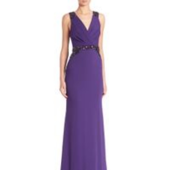 NWT Pamela Rolland Rich Purple Gown - Picture 7 of 8